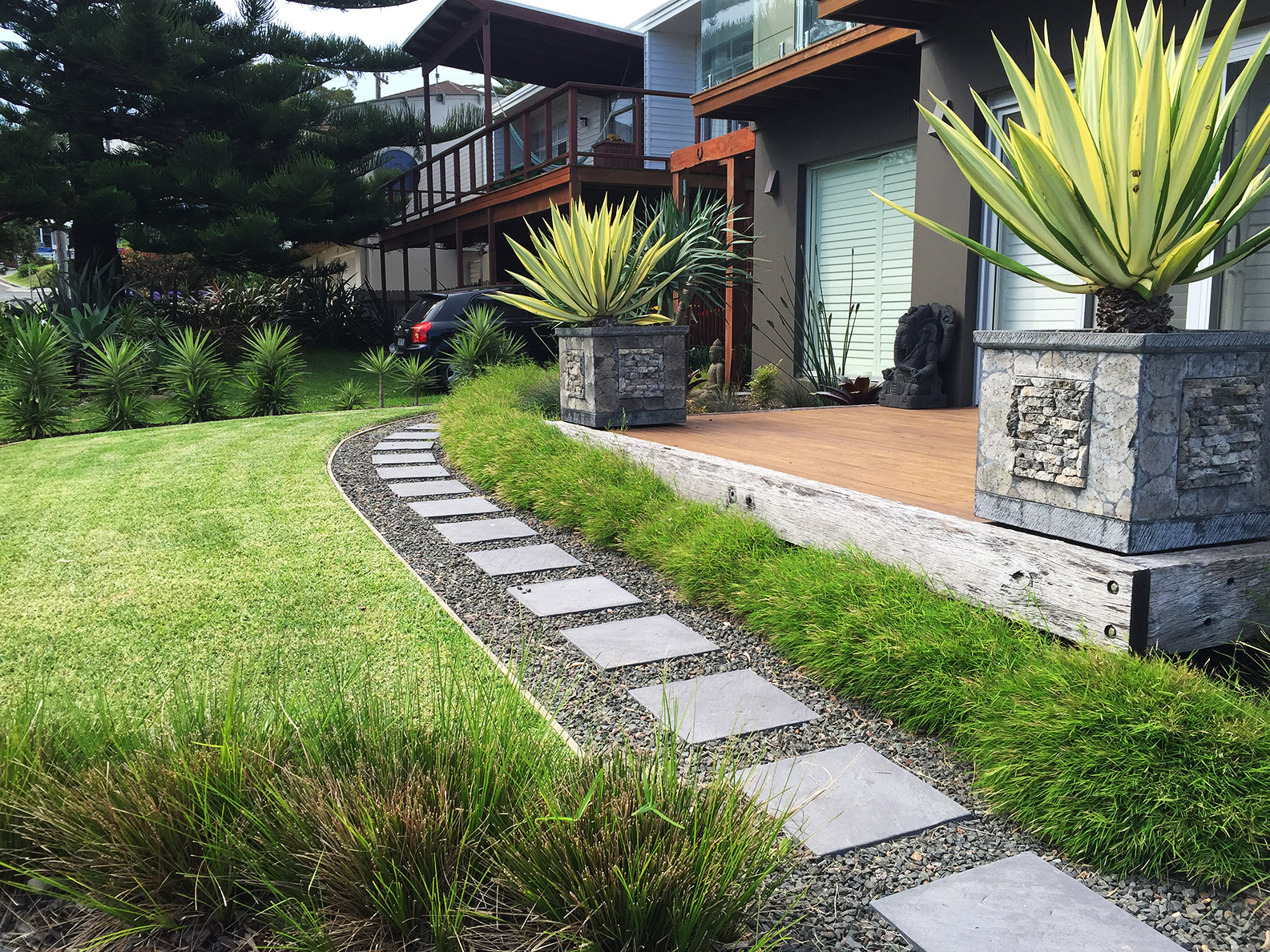 Landscape Design and Construction Gerroa by Bamboo South Coast