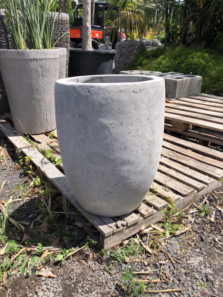 Smooth Concrete pot 40cm x 30cm SMALL