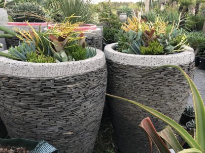Slate pots URN SHAPE 60cm (h) x 60cm (w)