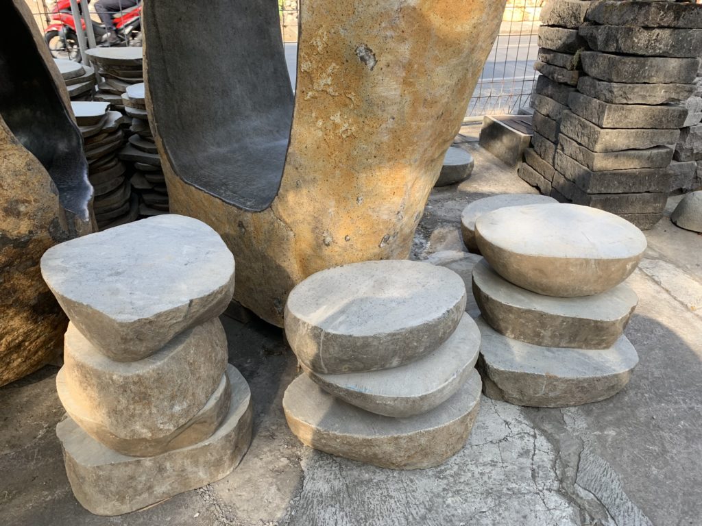 65cm river stone pavers