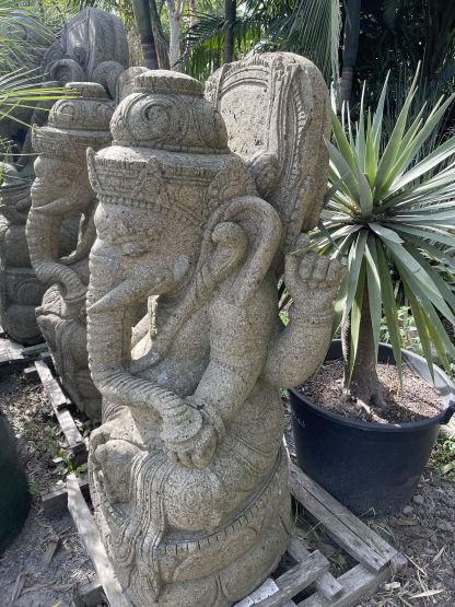 Stone Elephant ganesh